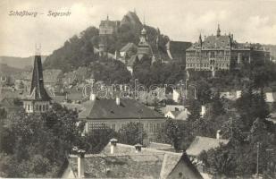 Segesvár, Schässburg, Sighisoara; Látkép, vár, kiadja W. Nagy / general view, castle