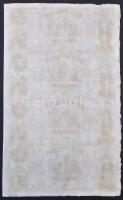 1852. 1Ft "Kossuth bankó" kitöltetlen A,B,C,D 4-es ívben, nyomdai ujjlenyomattal T:I,I- / ...