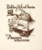 Boldog újévet kíván a MEGE! 1939.
Bp. 1938. MEGE. 2 lev. 41 t. A Magyar Exlibrisgyűjtők és Grafikab...