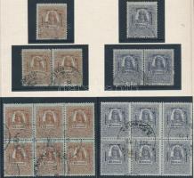 1922-1946 Törvénykezési illetékbélyeg gyűjtemény 34 albumlapon