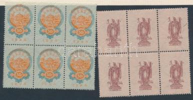 1922-1946 Törvénykezési illetékbélyeg gyűjtemény 34 albumlapon