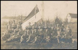 1916 K. u.k. Infantrie-Regiment No. 25. tabló fotólap / Military photo 9x14 cm