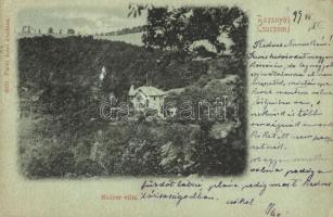 1899 Csucsom, Cucma (Rozsnyó) Maurer-villa; Falvi Jenő kiadása