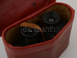 1915 Katonai távcső. Zeiss Károly, Győr. Kis hibával. Hozzá modern műbőr tok. / Carl Zeiss World War...