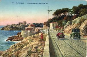 Marseille, Promenade de la Corniche, automobiles