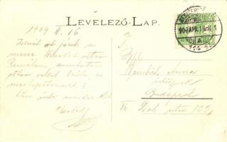 Bethlen, Beclean; főtér, templom, kiadja Kajári István / main square, church