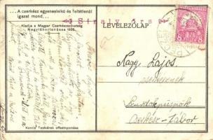 3 db Márton szignós cserkész képeslap vegyes állapotban / 3 boyscout art postcards pinxit Márton L