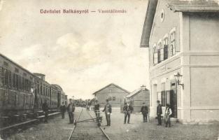 Balkány, Vasútállomás