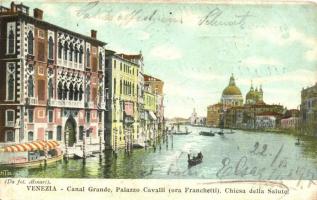 Venice, Venezia; Canal Grande, Palazzo Cavalli, Chiesa della Salute (EK)