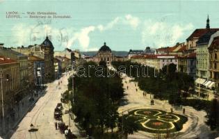 Lviv, Lwów, Leopol; Waly Hetmanskie / boulevard