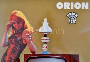 Orion televízió reklám. Nagyméretű fémtábla. Libanonba készült reklám / Hungarian TV advertising for...