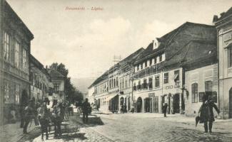 Brassó, Kronstadt, Brasov; Rossmarkt, Lópiac, Heinrich Adam kereskedése; Verlag H. Zeidner / horse market