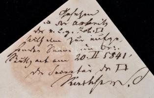 5832 [cca 1829] A hannoveri Fekete Medve páholy német nyelvű oklevele Jacob Rauscher (1771-1834) ném...