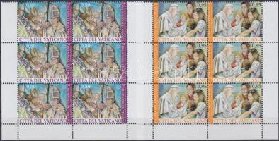 50th anniversary of Synod of Bishops set corner blocks of 4 50 éves püspöki szinódus sor ívsarki 4-e...