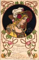 Femmes Modernes, Art Nouveau litho