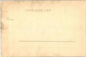 Meglepetés. Világosság felé tartandó képeslap / hold to light litho art postcard, Kunstanstalt Kosmo...