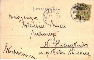 Hohe Rinne, Szebenjuharos; Seitenpavillon, Touristenhaus; Herausgeben von der Section "Hermanns...