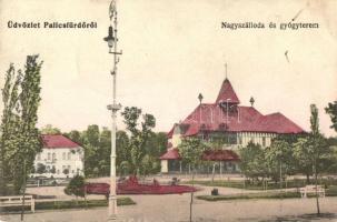 Palicsfürdő, Nagyszálloda, gyógyterem / Hotel and medical center (EB)