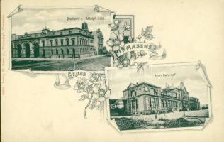 Pirmasens Raiway-station, Hotel, post office