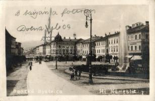Besztercebánya, Banska Bystrica; Hlavne namestie / Főtér / main square, photo