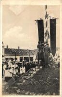 1938 Ipolyság, Országzászló szentelés, bevonulás / flag, ceremony, entry of the Hungarian troops