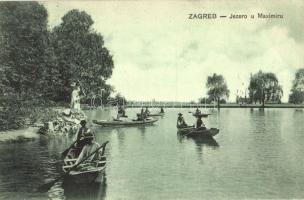 Zagreb, Jezero u Maximiru / Maksimir Park