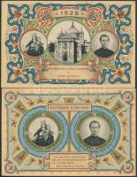 1929 Don Bosco boldoggá avatásának emlékére - 2 db megíratlan képeslap/ Ricordo della beatificazione di Don Bosco - 2 unuised postcards