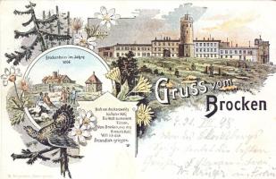 1898 Brocken Litho