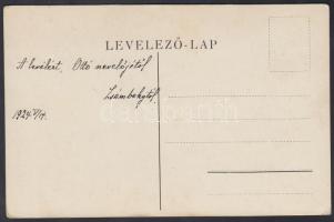 1924 Zsámboky Pál (1893-1952) IV. Károly udvari papja, Habsburg Ottó nevelőjének üdvözlő sorai IV. K...