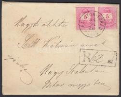 1882 Szél Piroska (1865-1886), Arany János unokájának levele apjának, Szél Kálmán nagyszalontai espe...