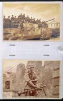 cca 1939-1945 Németország a második világháborúban, fotómásolatok a Nemzetiszocialista Katonai Levél...