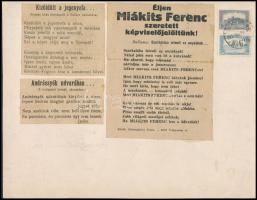 1922 Schima Bandi (1882-1959): Vajon mit hoznak a választások? Haladást?, vegyes technika, papír, je...