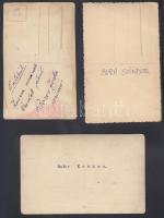 cca 1920-1930 Cigányzenészek, 6 db fotólap hátuljukon feliratozva, különböző méretben /

cca 1920-...