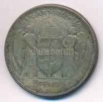 1930. 5P Ag "Horthy jobbra" T:3
Adamo P8