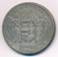 1930. 5P Ag "Horthy jobbra" T:3
Adamo P8