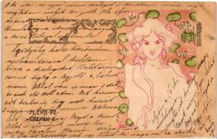 Fleur de chemin II. Verlag Back & Schmitt, Wien. Serie No. 1030 s: Raphael Kirchner (EB)