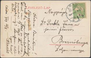 Arad - 2 db régi képeslap / 2 topographic postcards