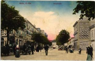 Wels, Ringstrasse / main street, shops