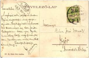 Arad, az 'Összetartás' szabadkőműves páholy, kiadja Ifj. Klein Mór / freemasonry hall (r)