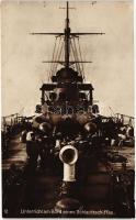 K.u.K. Kriegsmarine. Unterricht am Bord eines Schlachtschiffes. R. Marincovich, Pola / WWI Austro-Hungarian Navy training of mariners aboard a battleship