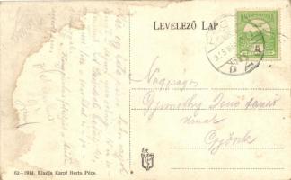 Pécs, Szigeti országút villamossal; kiadja Karpf Berta (fl)