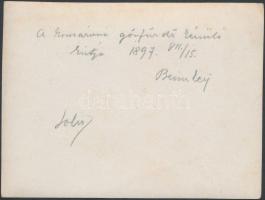 1897 július 15. Komárom, A gőzfürdő készülő kútja (kútfúrás gőzgép segítségével), Berinkey Dénes (18...