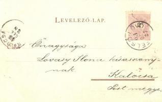 1898 Felsőlövő, Oberschützen; Főtér, Központi szálloda, kiadja Kirnbauer Ottó / main square, hotel