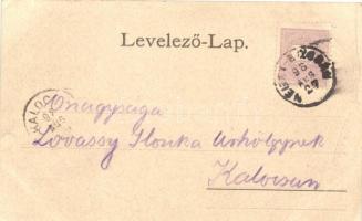 1898 Boksánbánya, Németbogsán; Kirche, Kolczán, Hochofen / church, mine buildings, floral (nyomdai h...