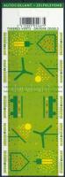 Környezetvédelem öntapadós bélyegfüzet, Environmental Protection self-adhesive stamp-booklet