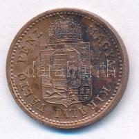 1887KB 1kr Cu "Középcímer" T:1- patina
Adamo M4.1