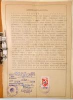 Heinz Bogdán(1933- ) designer személyi okmányai, bizonyítványai, Magyar Iparművészeti Főiskola egyet...