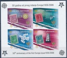 50 éves az Europa CEPT bélyeg blokk, 50th anniversary of Europa CEPT stamp block