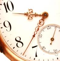 Zenith dupla fedeles arany (Au.) 14 K. zsebóra, másodpercmutatós, jelzett, gravírozott monogrammal, ...