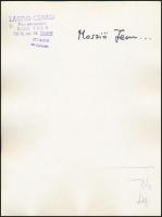 cca 1969 Pécs, tacsival a vasúti restiben, Czakó László pecséttel jelzett 2 db vintage fotója, a mag...